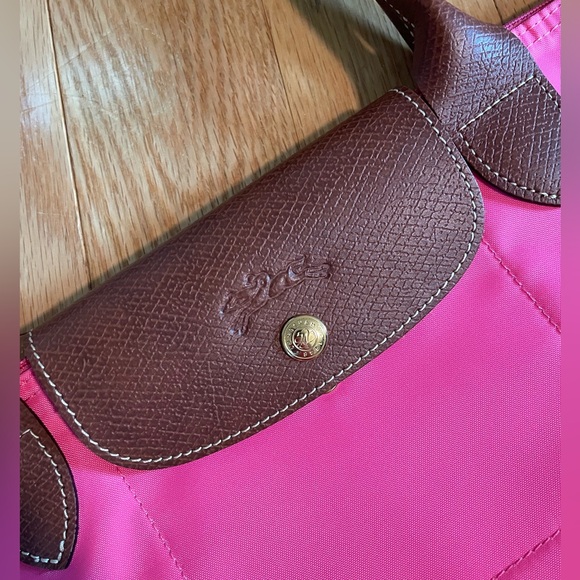 Longchamp La Pliage pink tote - Picture 8 of 10